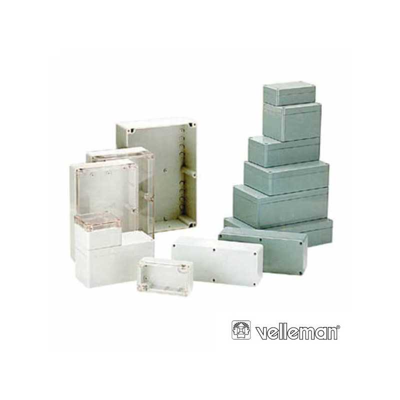 CAIXA ESTANQUE ABS CINZA ESCURO 64X58X35MM