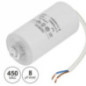 CONDENSADOR ARRANQUE 8UF 450V TERRA C FIOS