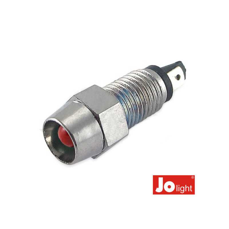 LED 5MM ALTO BRILHO VERMELHO CSUPORTE METALICO JOLIGHT