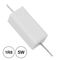 RESISTÊNCIA BOBINADA 1R8 5W