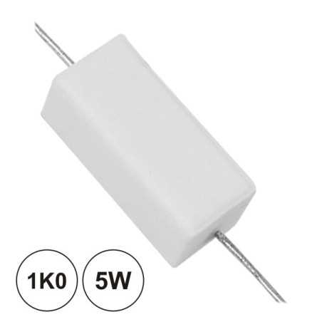 RESISTÊNCIA BOBINADA 1K0 5W