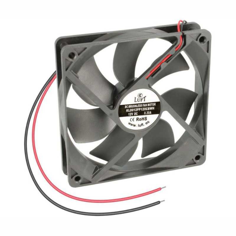 VENTOINHA 12V 120X120X25MM 2 FIOS KLD012PP120CBWH LUFT