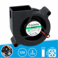 VENTOINHA 12VDC 50X50X20MM 2 FIOS GB1205PKV18AY SUNON
