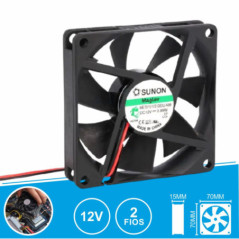 VENTOINHA 12VDC 70X70X15MM 2 FIOS ME70151V2000UA99 SUNON