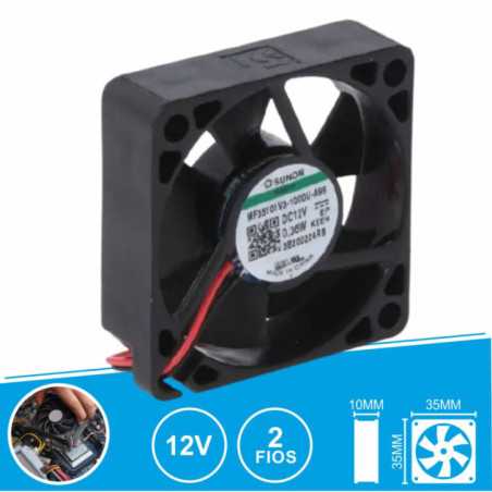 VENTOINHA 12VDC 35X35X10MM 2 FIOS MF35101V31000UA99 SUNON