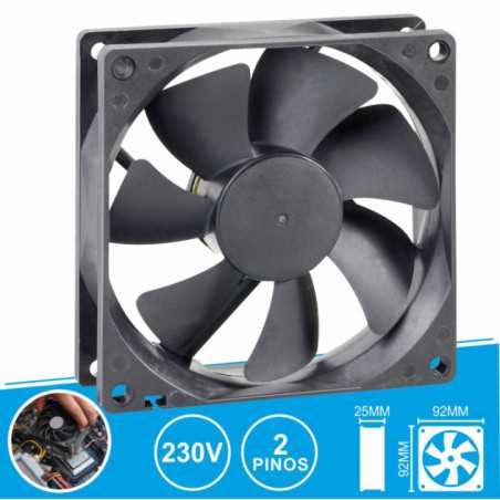VENTOINHA 230V 92X92X25MM 2 PINOS SUNON