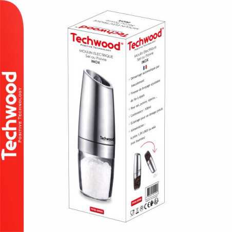 MOINHO ELÉCTRICO AÇO INOXIDÁVEL TECHWOOD