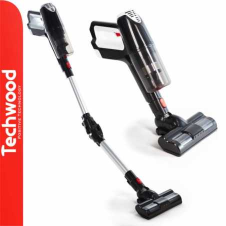 ASPIRADOR VERTICAL S FIOS TUBO DOBRÁVEL 140W TECHWOOD