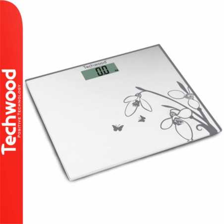 BALANÇA CORPORAL 150KG DIGITAL VIDRO TECHWOOD