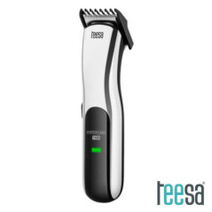 MÁQUINA CORTAR CABELO E BARBA PORTÁTIL C BATERIA TEESA