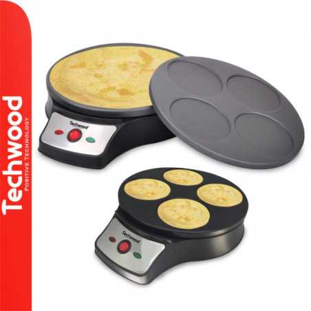 MÁQUINA DE PANQUECAS ELÉTRICA 1000W TECHWOOD