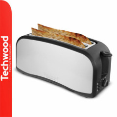 TORRADEIRA 2 RANHURAS COMPRIDAS 1400W INOX TECHWOOD