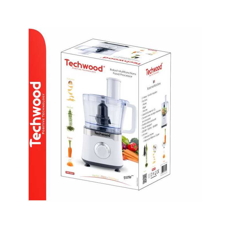 ROBÔ MULTIFUNCIONAL 800W TECHWOOD