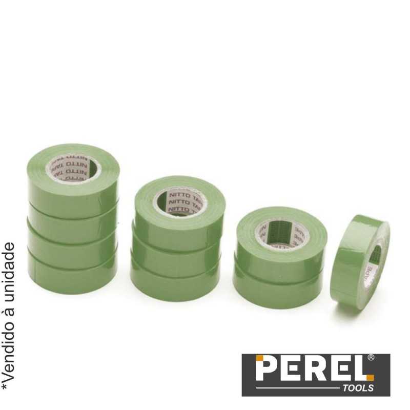 FITA ISOLADORA VERDE 19 MM X 20M PEREL