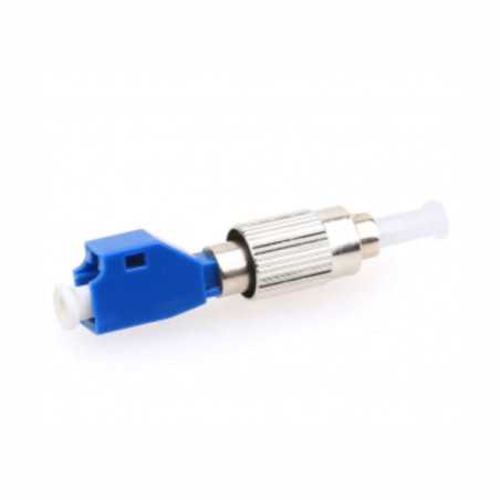 ADAPTADOR FIBRA ÓPTICA MONOMODO UPC FC MACHO LC FÊMEA