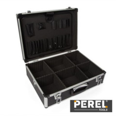 MALA TRANSPORTE FERRAMENTAS PRETA 455X330X152MM PEREL