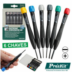 CONJUNTO DE 6 CHAVES DE PRECISÃO PROSKIT