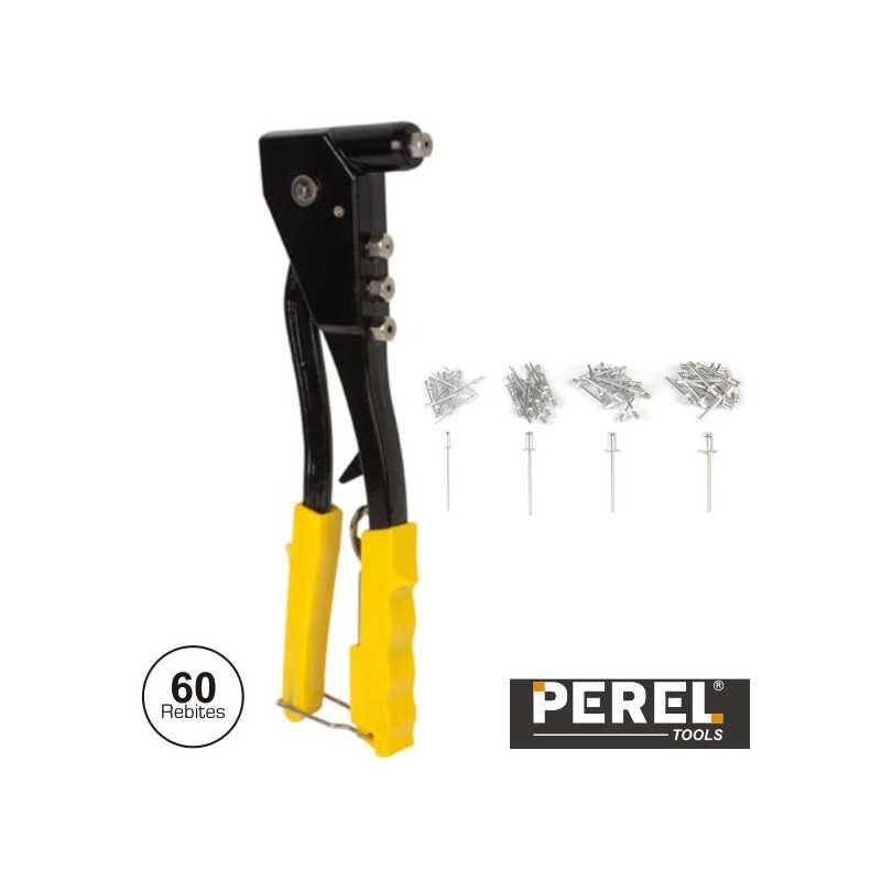 ALICATE DE REBITES PROFISSIONAL C 60 REBITES PEREL