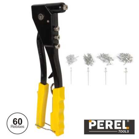 ALICATE DE REBITES PROFISSIONAL C 60 REBITES PEREL