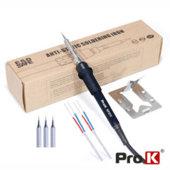 FERRO DE SOLDAR 30W C ACESSÓRIOS PROK