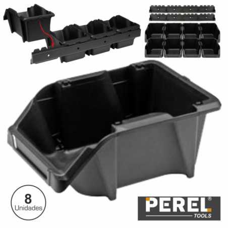 CAIXA ARRUMAÇÃO ABS 103X165X75MM 8X C 2 SUPORTES PEREL