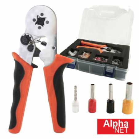 KIT ALICATE DE CRAVAR TERMINAIS PONTEIRA AWG1023 ALPHANET
