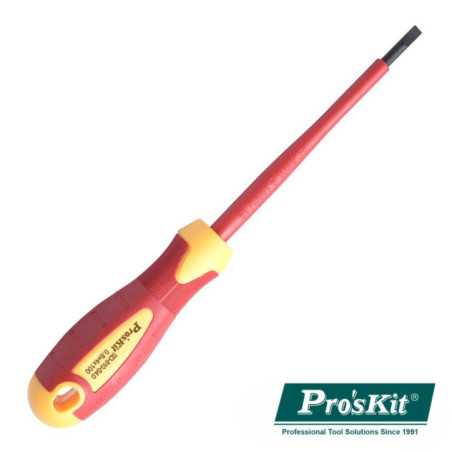 CHAVE FENDAS 08X40X100MM VDE 1000V PROSKIT
