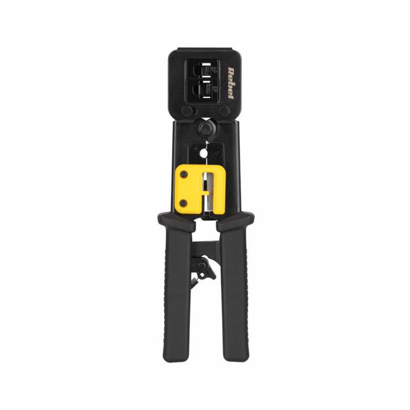 ALICATE DE CRAVAR RJ11RJ12RJ45 PASSANTE REBEL