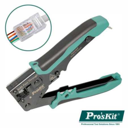ALICATE DE CRAVAR FICHAS 8V8CRJ45 PROSKIT