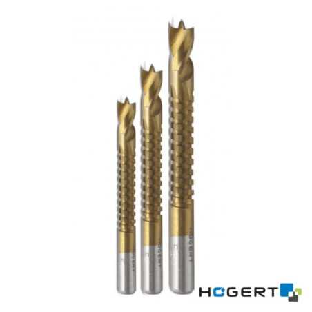 CONJUNTO DE 3 BROCAS HSS P MADEIRA 506080MM HOGERT