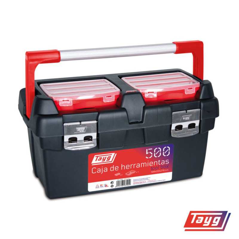 CAIXA FERRAMENTAS PROFISSIONAL 500X295X270MM MOD500 TAYG