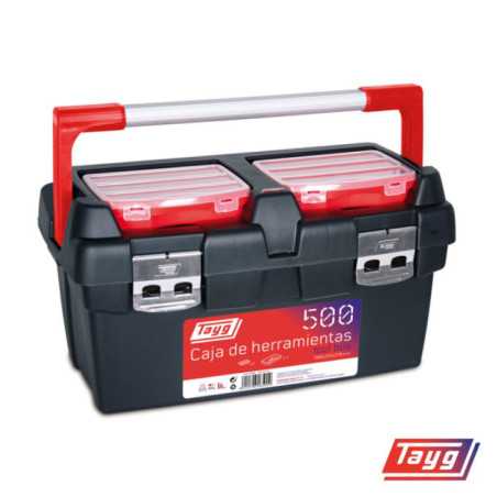 CAIXA FERRAMENTAS PROFISSIONAL 500X295X270MM MOD500 TAYG