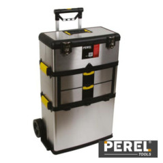 CAIXA DE FERRAMENTAS C RODAS TROLLEY AÇO PEREL