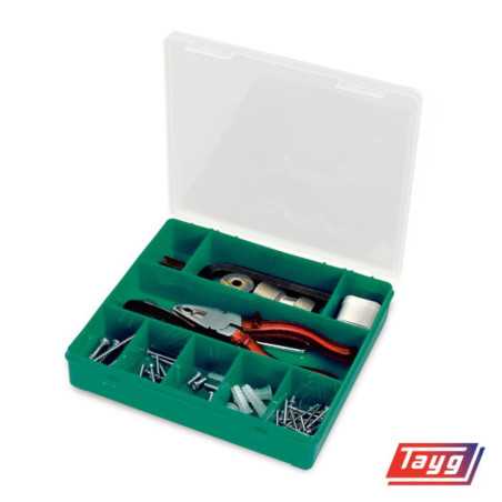 CAIXA ORGANIZADORA C 9 COMPARTIMENTOS FIXOS MOD339 TAYG