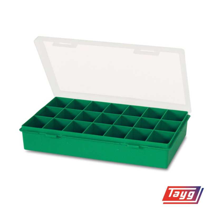CAIXA ORGANIZADORA C 21 COMPARTIMENTOS FIXOS MOD1221 TAYG