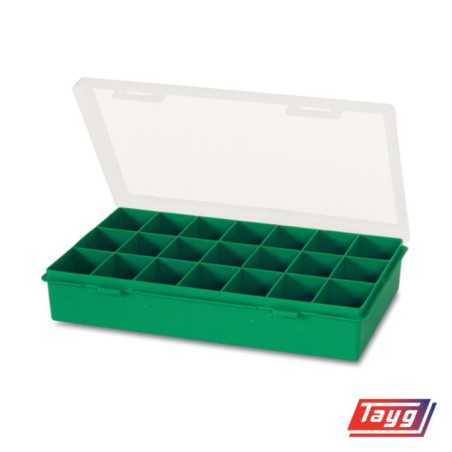 CAIXA ORGANIZADORA C 21 COMPARTIMENTOS FIXOS MOD1221 TAYG