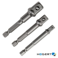 CONJUNTO DE 3 ADAPTADORES P BIT CHAVE CAIXA HOGERT