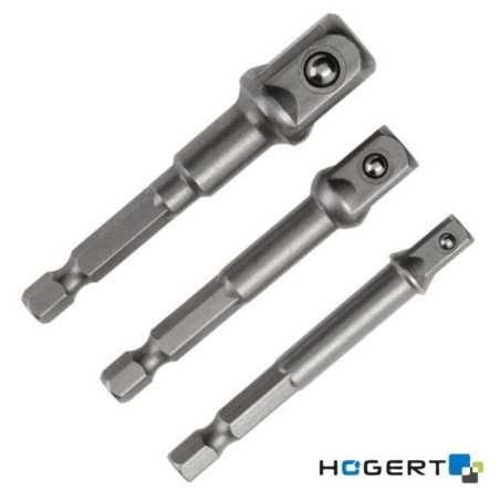 CONJUNTO DE 3 ADAPTADORES P BIT CHAVE CAIXA HOGERT