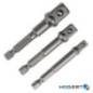 CONJUNTO DE 3 ADAPTADORES P BIT CHAVE CAIXA HOGERT