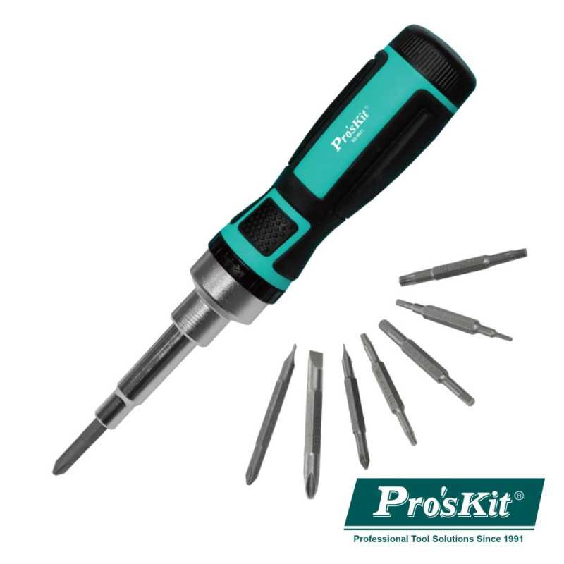 CONJUNTO DE CHAVE ROQUETE C 7 PONTAS DUPLAS PROSKIT