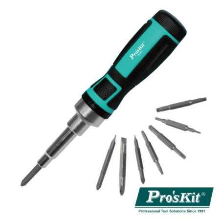 CONJUNTO DE CHAVE ROQUETE C 7 PONTAS DUPLAS PROSKIT