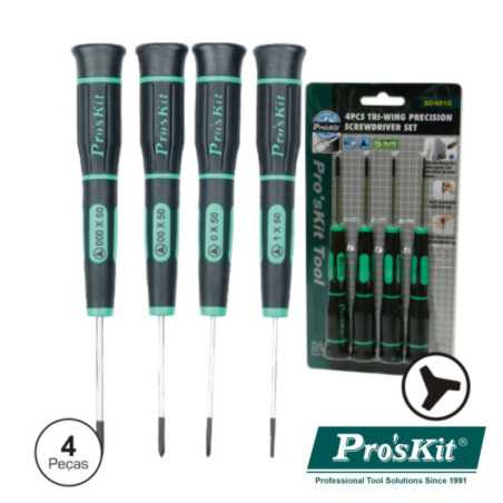 CONJUNTO DE 4 CHAVES TRIWING DE PRECISÃO PROSKIT