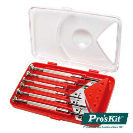 CONJUNTO DE 6 CHAVES DE PRECISÃO PROSKIT