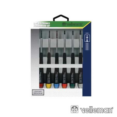 CONJUNTO DE 6 CHAVES HEXAGONAIS VELLEMAN