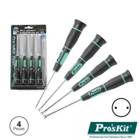 CONJUNTO DE 4 CHAVES DE SEGURANÇA PROSKIT