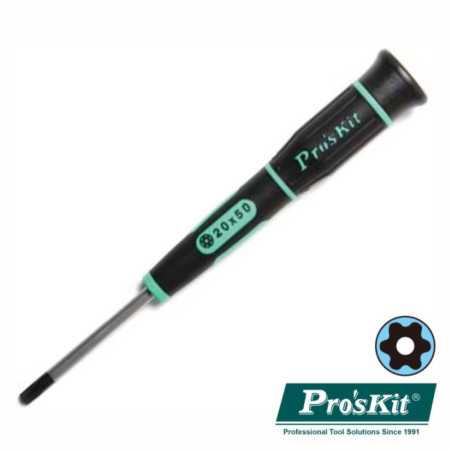 CHAVE TORX C FURO T20H DE PRECISÃO PROSKIT