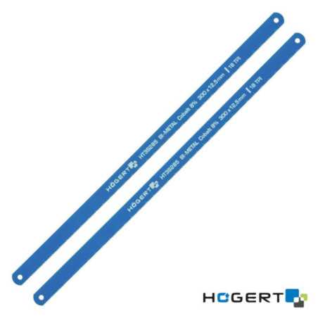 CONJUNTO DE 2 LÂMINAS P SERRA DE METAL 300MM 18TPI HOGERT
