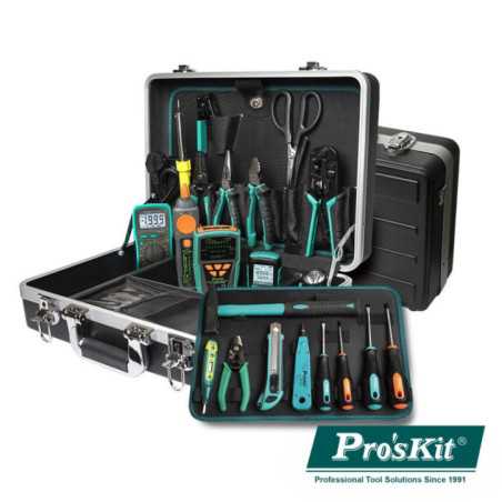 MALA FERRAMENTAS PROFISSIONAL FIBRA ÓPTICA PROSKIT