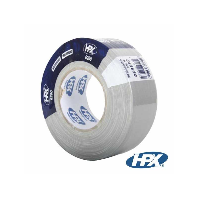 FITA DE TELA PROFISSIONAL HPX 50MMX50M PRATA