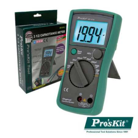 CAPACÍMETRO DIGITAL 3 DÍGITOS RETROILUMINADO PROSKIT